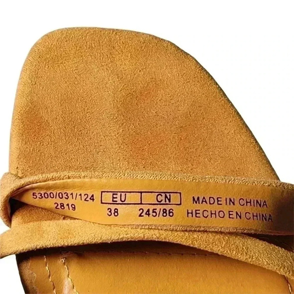 New Bershka Women's Open Toe Block Kitten Heels Dress Sandals Fall - Picture 5 of 11